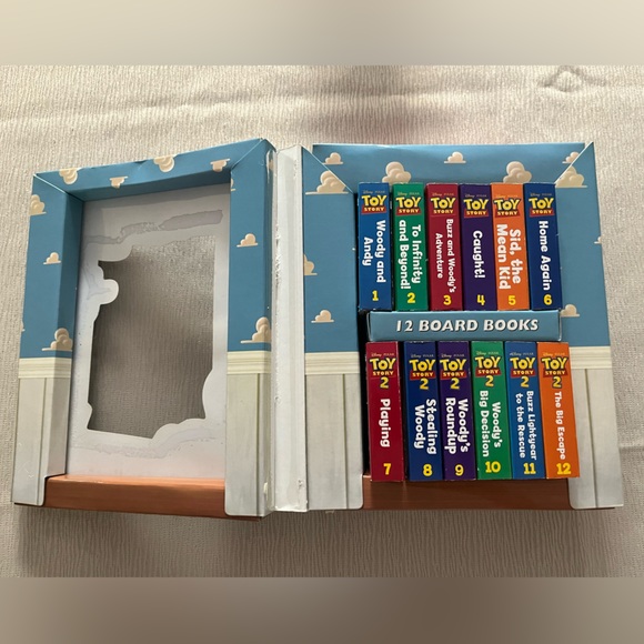 Disney Pixar Toy Story Original Set Of 12 Book Blocks Board Books ๐ - Picture 7 of 9